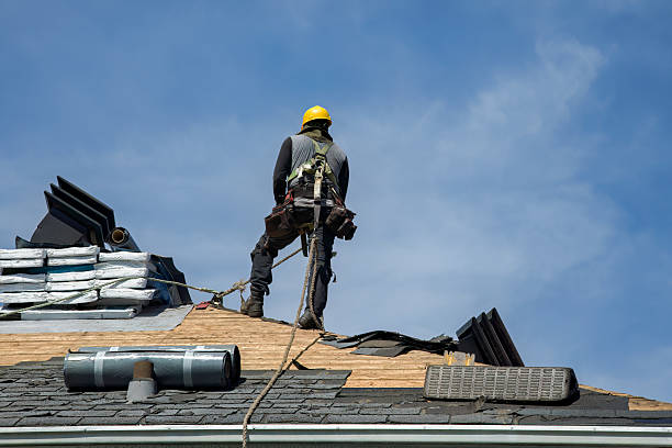 Professional Storm Damage Roof Repair technician working in Turin, GA